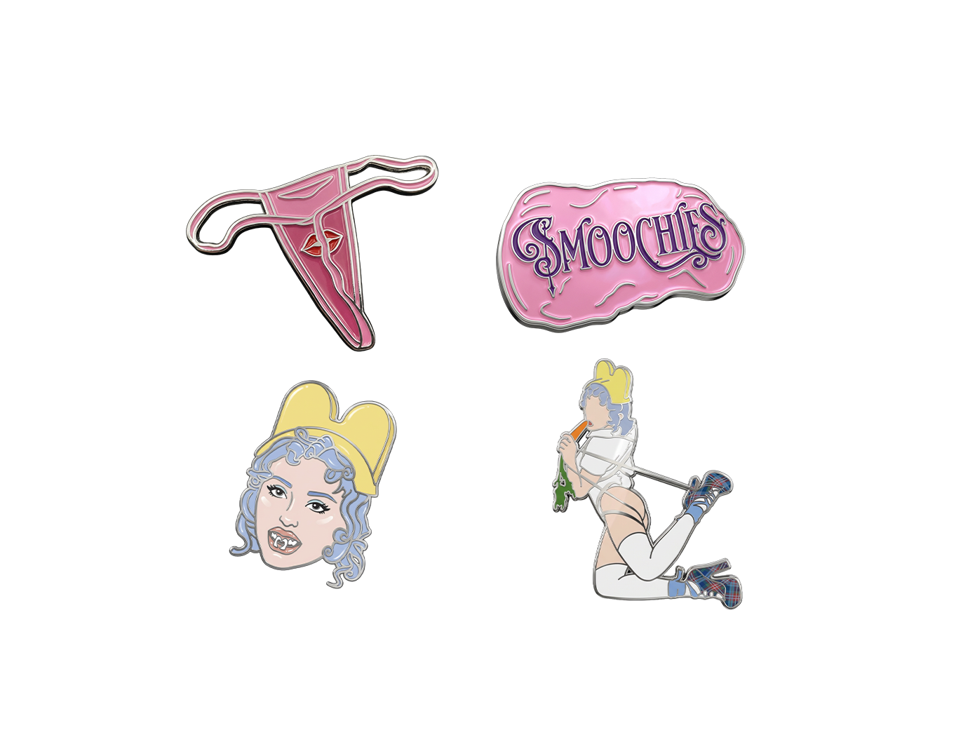 Smoochies Enamel Tour Pin Set