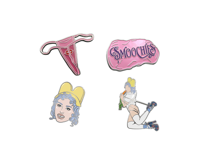 Smoochies Enamel Tour Pin Set
