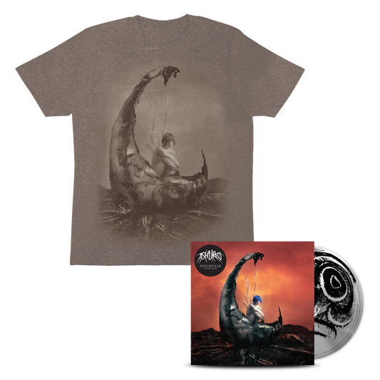 WEEDKILLER CD and Faded Brown Tee